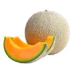 Cantaloupe Melon Fresh Organic Cut