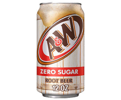 Diet A&W Root Beer, 12 fl oz - 12 Cans pack