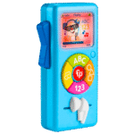 Baby Learning Toy Puppy’s Music Player with Lights & Fine Motor Activities for Ages 6+ Months, Blue